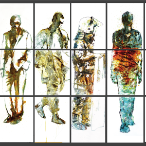 Kamal Saki Artist / Sociétés rouilles / 21 pieces of 50 x 65 cm / son 300g paper / laplateforme.org